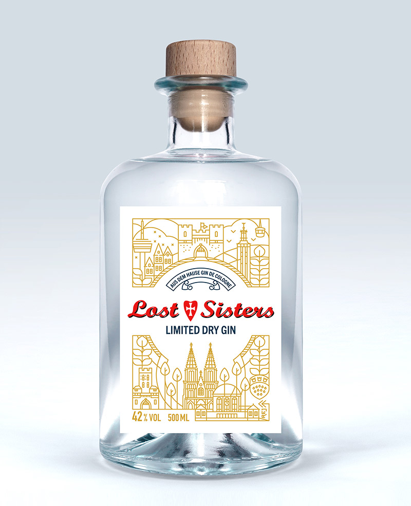 lost sisters limited dry gin
