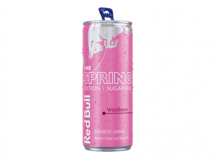 Red Bull® launcht Red Bull Spring Edition Waldbeere exklusiv als zuckerfreie Variante