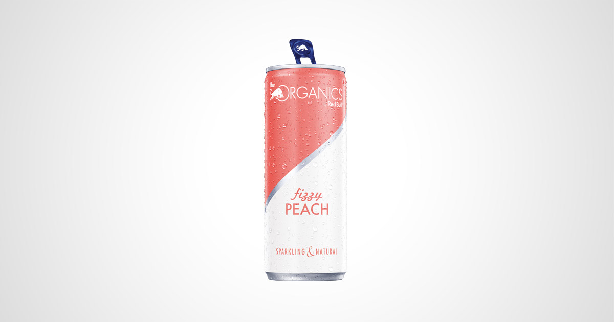 the organics by red bull fizzy peach