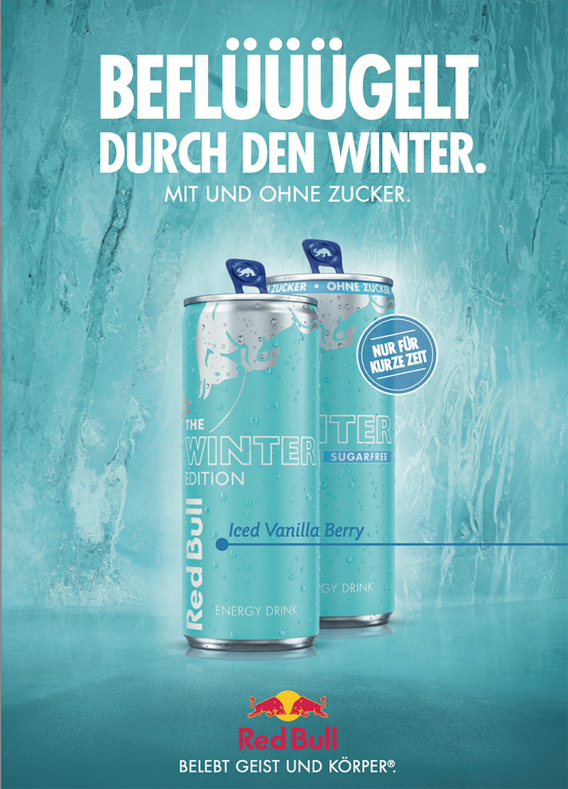 Red Bull launcht die neue Winter Edition Iced Vanilla Berry
