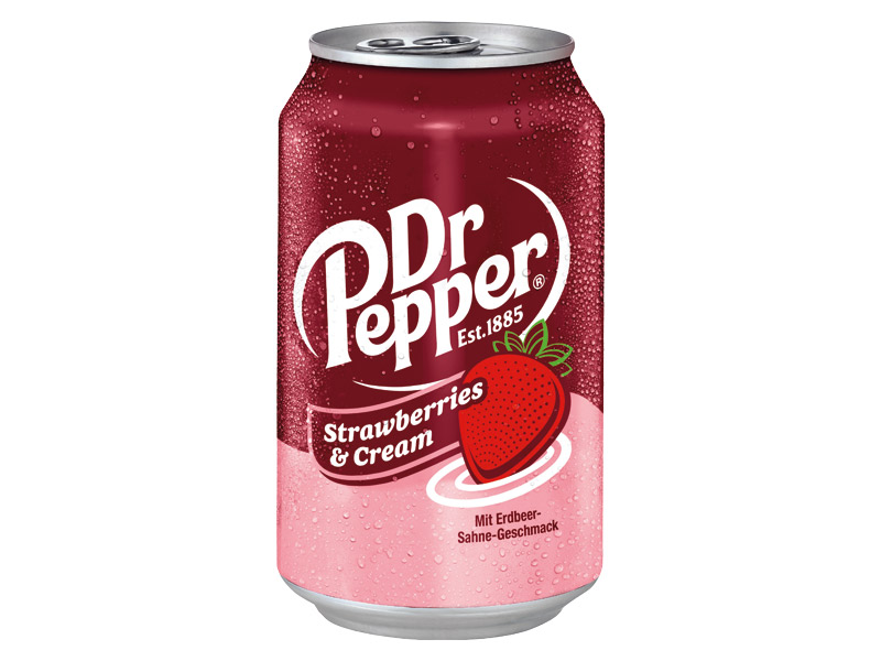 dr pepper strawberries cream