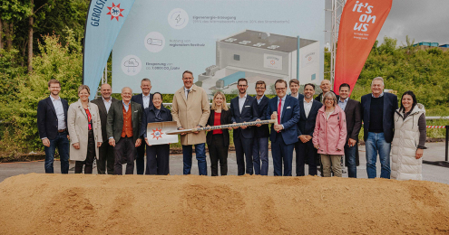 Gerolsteiner Kraftwerk Spatenstich