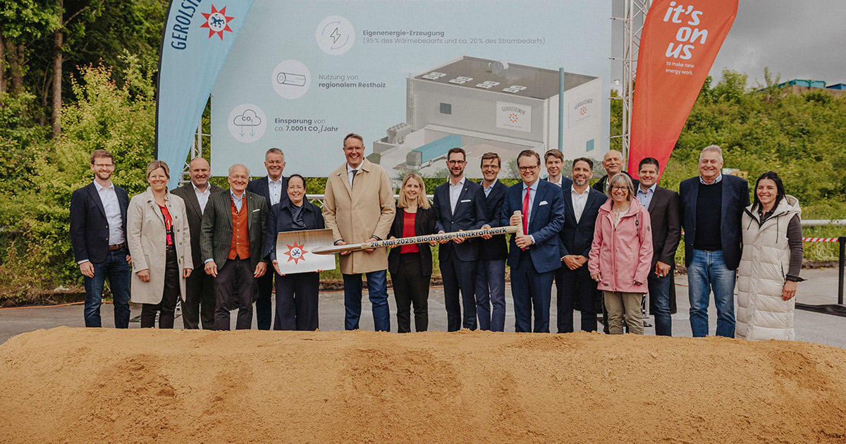 Gerolsteiner Kraftwerk Spatenstich