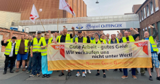 NGG Oettinger Warnstreik Juli 2025
