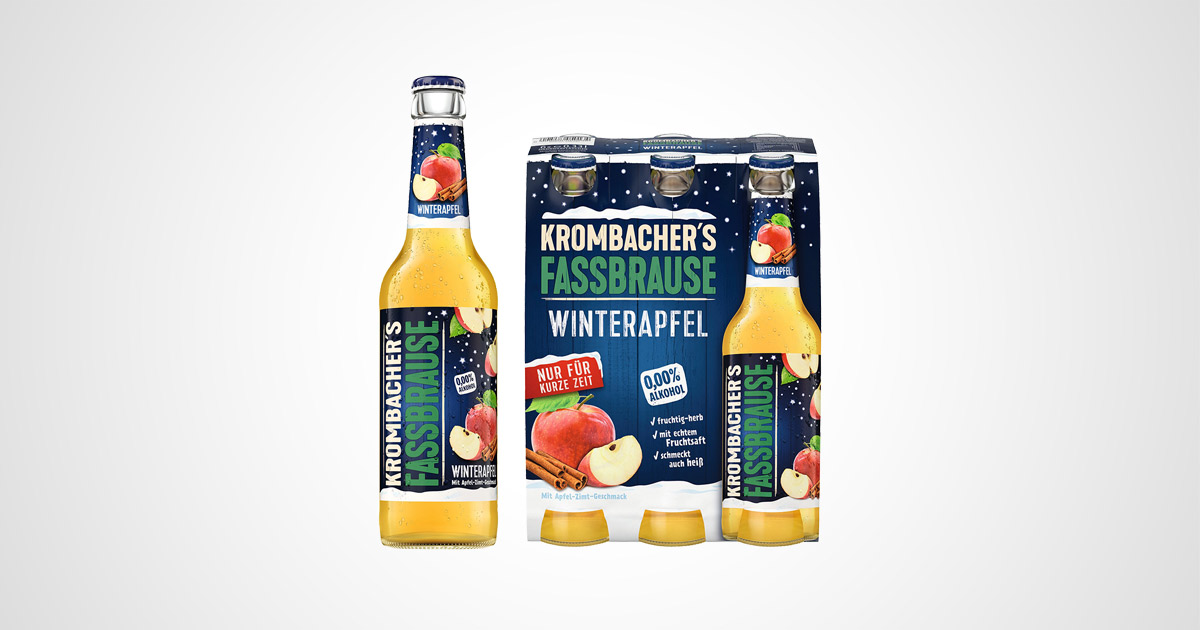 Krombacher´s Fassbrause Winterapfel