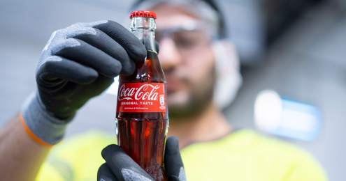Coca-Cola Konturflasche 110 Jahre