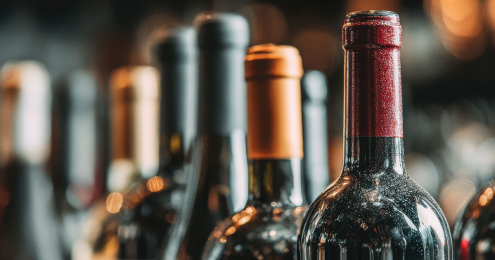 Wein Flaschen alt Adobe Stock