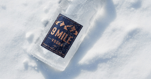 9 MILE Vodka Schnee