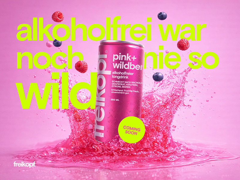 FREIKOPF pink + wildberry